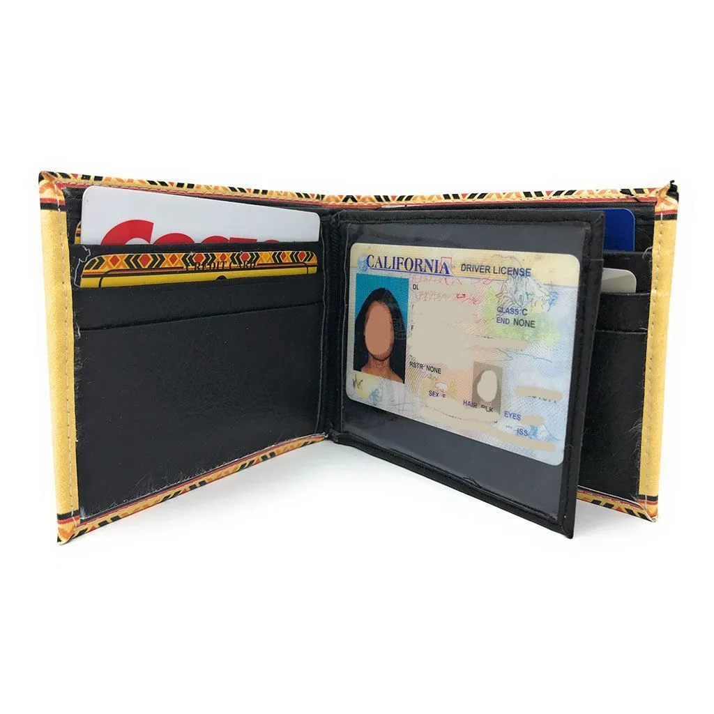 100 LOT Printed Designs Bifold Wallets In Gift Box Cash Card Id Slots Mens Womens Youth Wholesale
