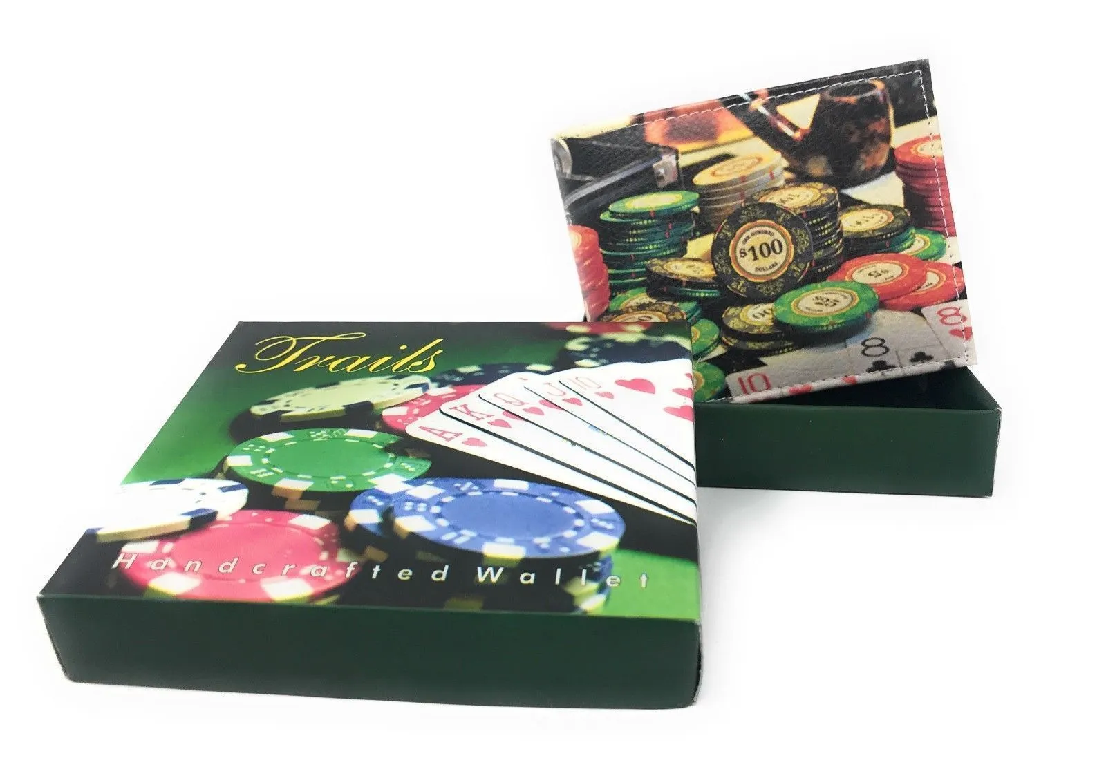 100 LOT Printed Designs Bifold Wallets In Gift Box Cash Card Id Slots Mens Womens Youth Wholesale