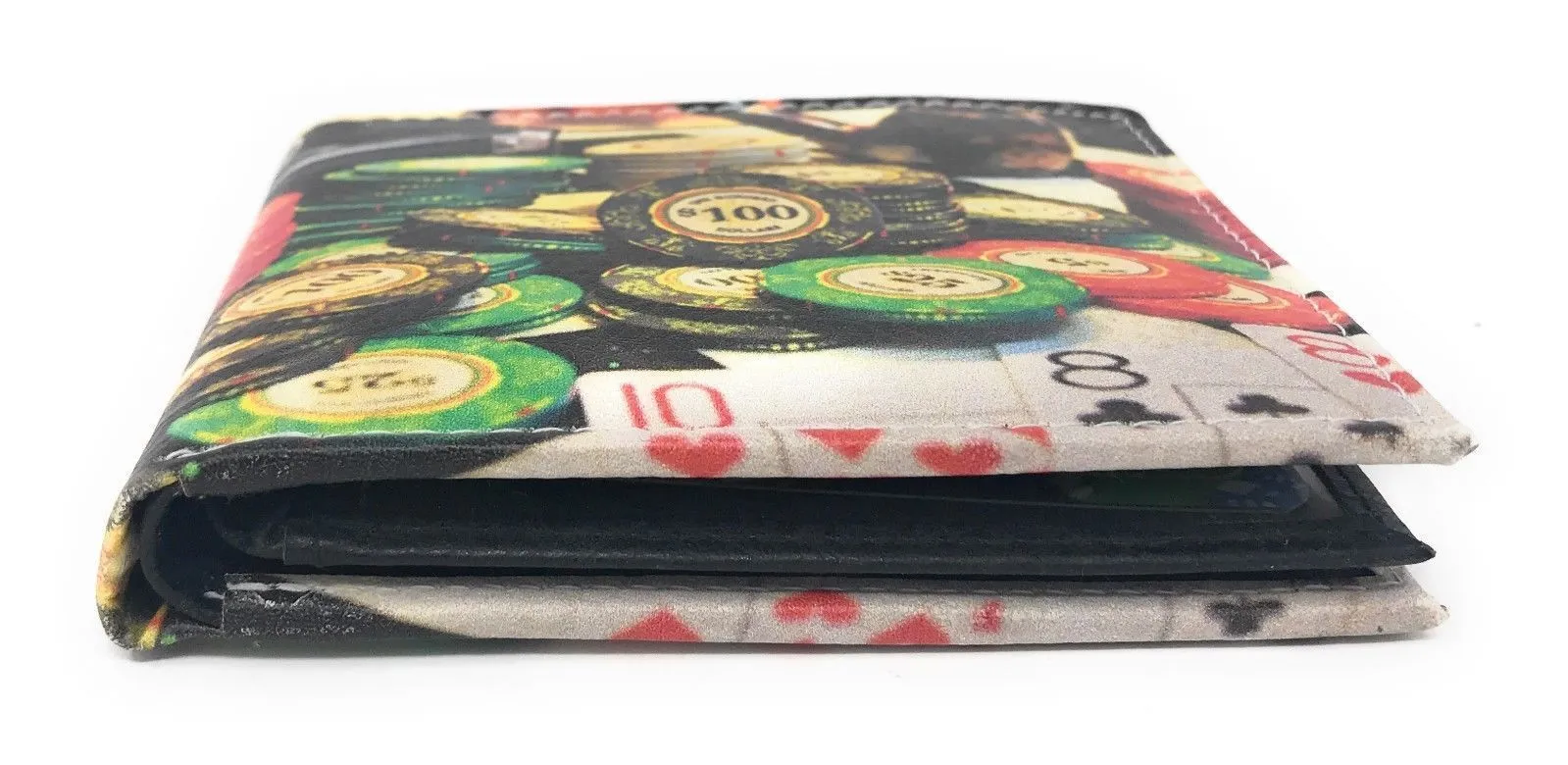 100 LOT Printed Designs Bifold Wallets In Gift Box Cash Card Id Slots Mens Womens Youth Wholesale