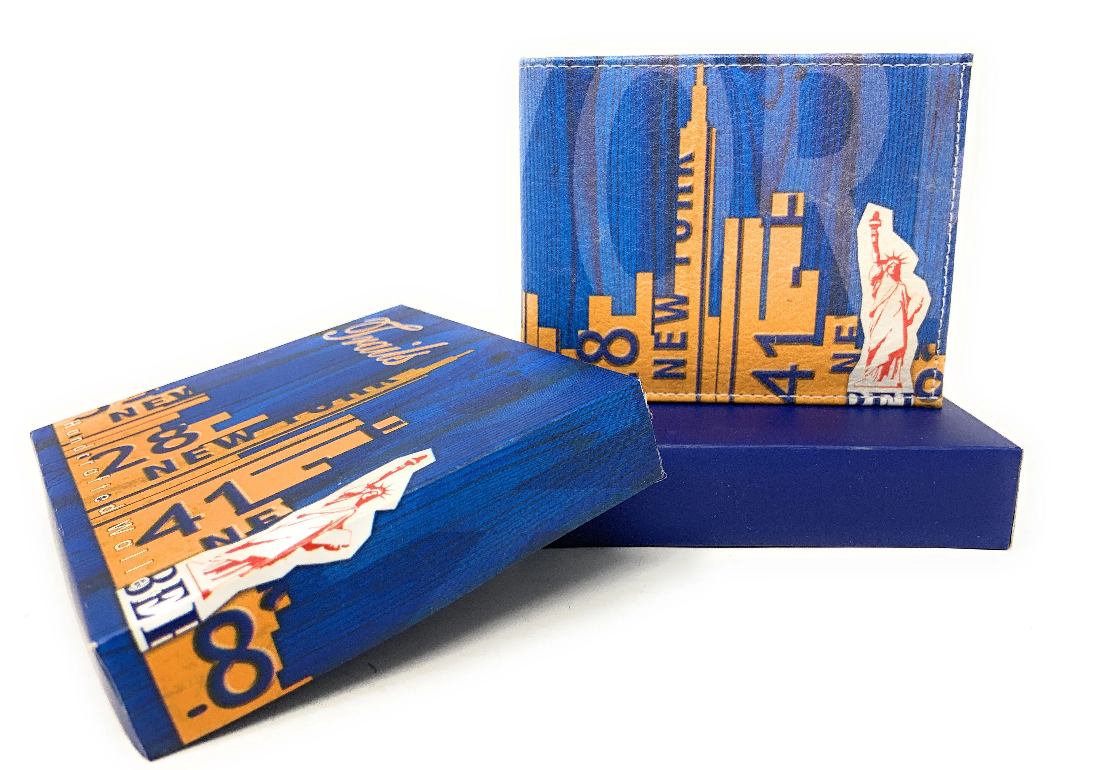 100 LOT Printed Designs Bifold Wallets In Gift Box Cash Card Id Slots Mens Womens Youth Wholesale
