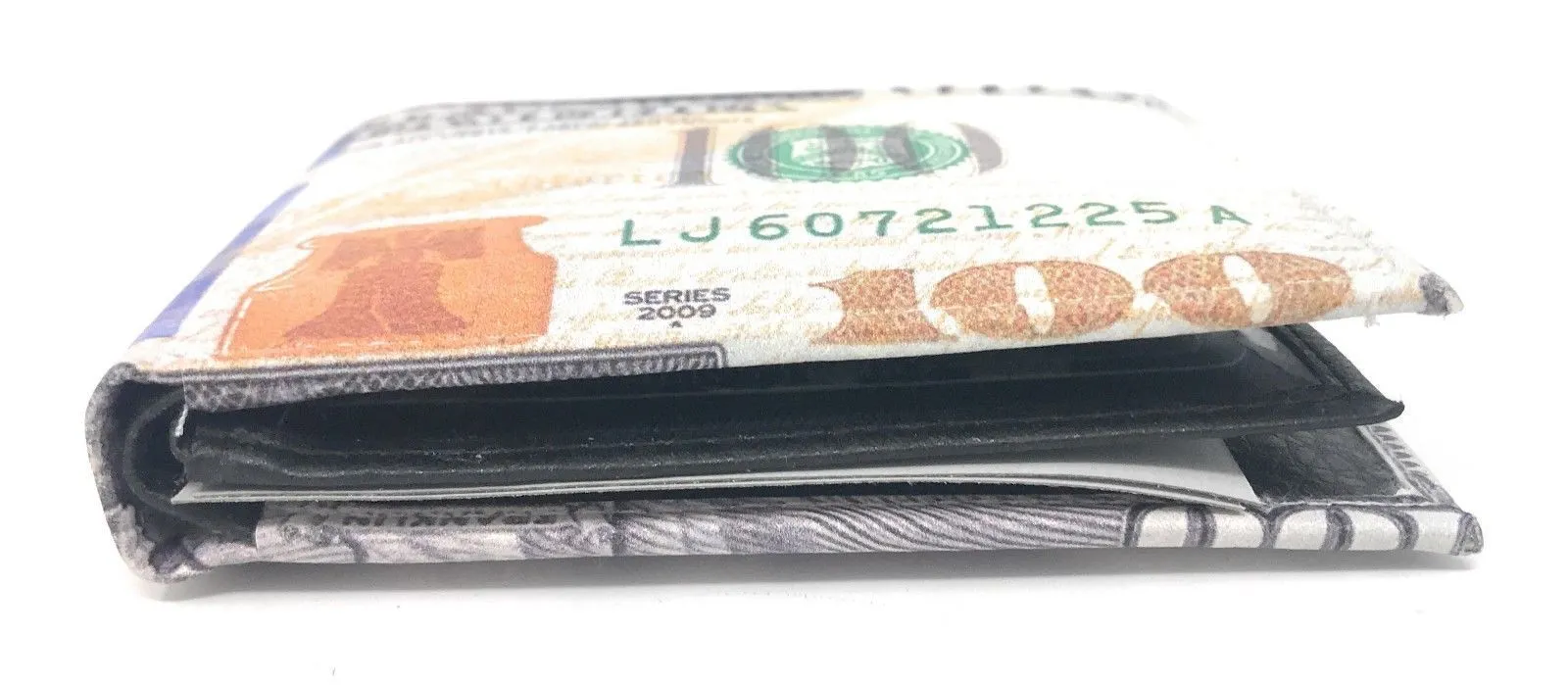 100 LOT Printed Designs Bifold Wallets In Gift Box Cash Card Id Slots Mens Womens Youth Wholesale