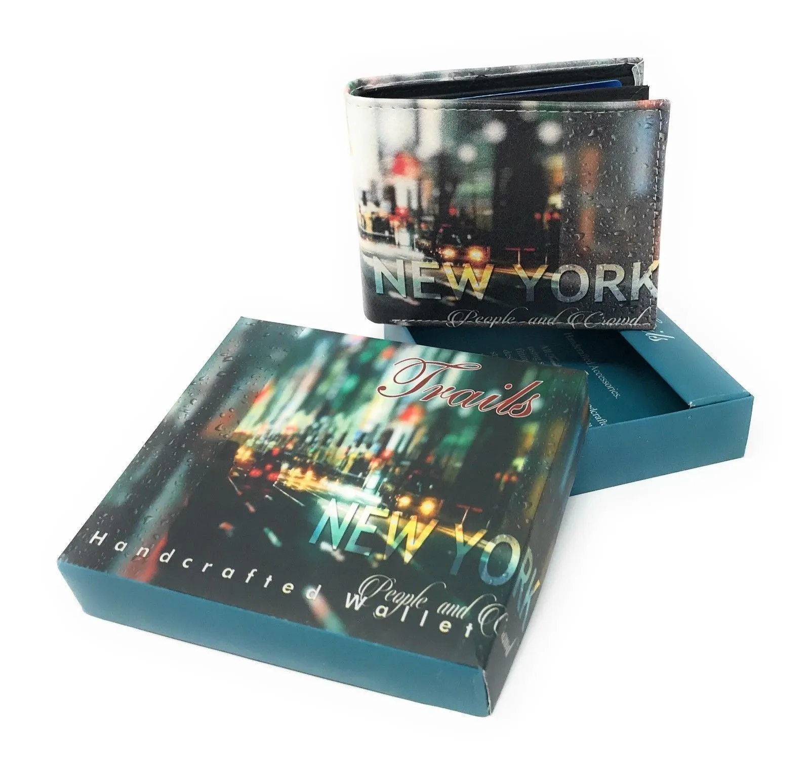 100 LOT Printed Designs Bifold Wallets In Gift Box Cash Card Id Slots Mens Womens Youth Wholesale