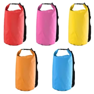 10L 1mm Thick 500D Waterproof Bag Single Shoulder Sealing Bucket Bag Made Of PVC Compressed Portagble Bag Suitable For Camping Rafting hiking Other Outdoor Activities
