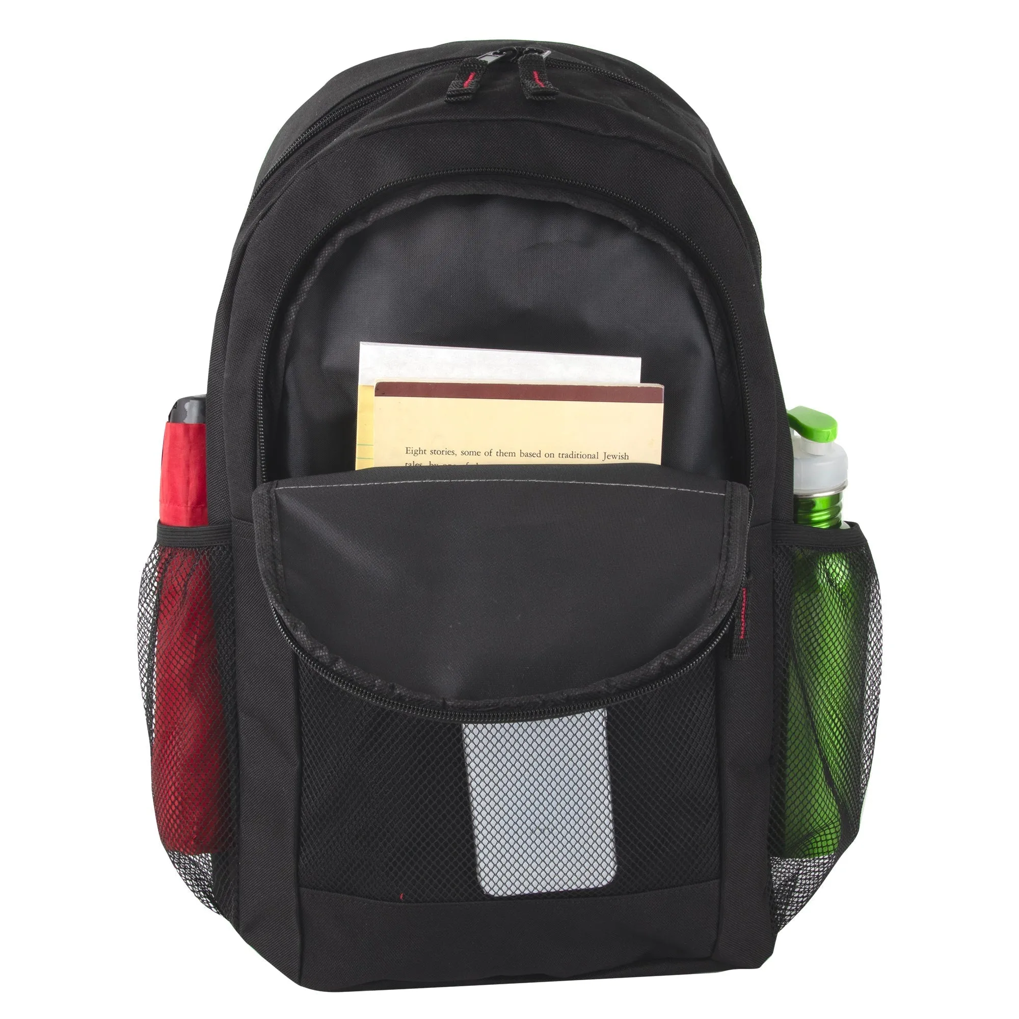 18 Inch Multi-Pocket Reflective Backpack -  5 Colors