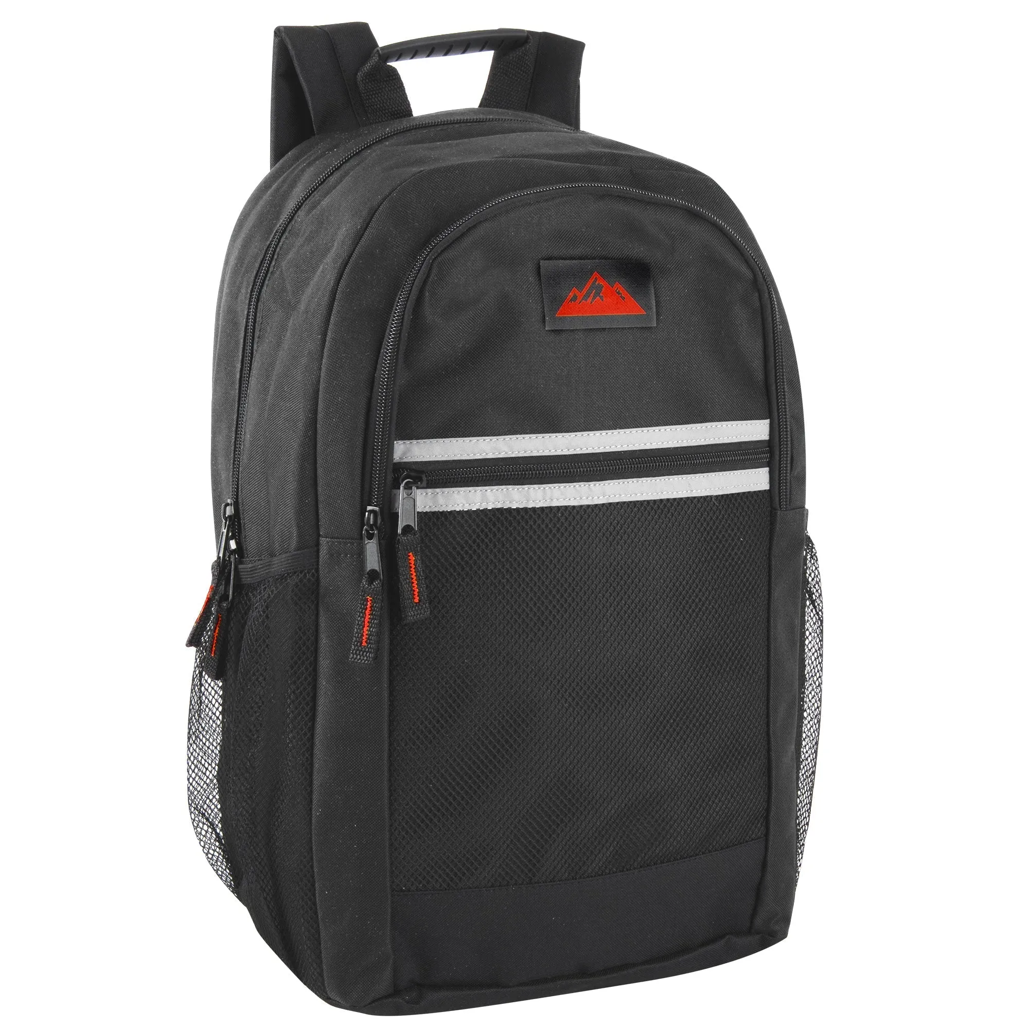 18 Inch Multi-Pocket Reflective Backpack -  5 Colors