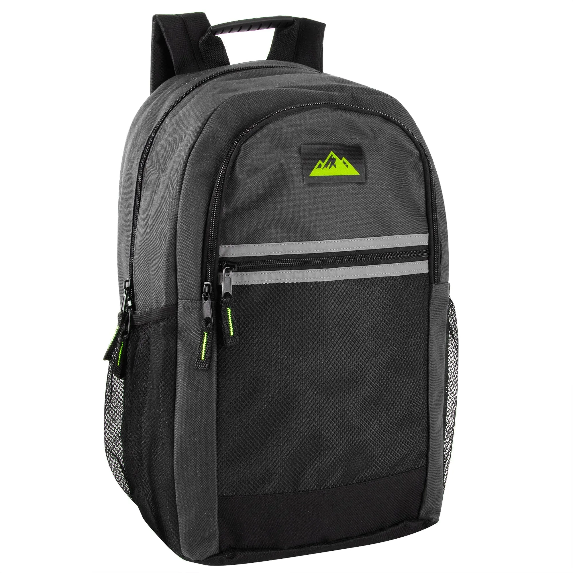 18 Inch Multi-Pocket Reflective Backpack -  5 Colors