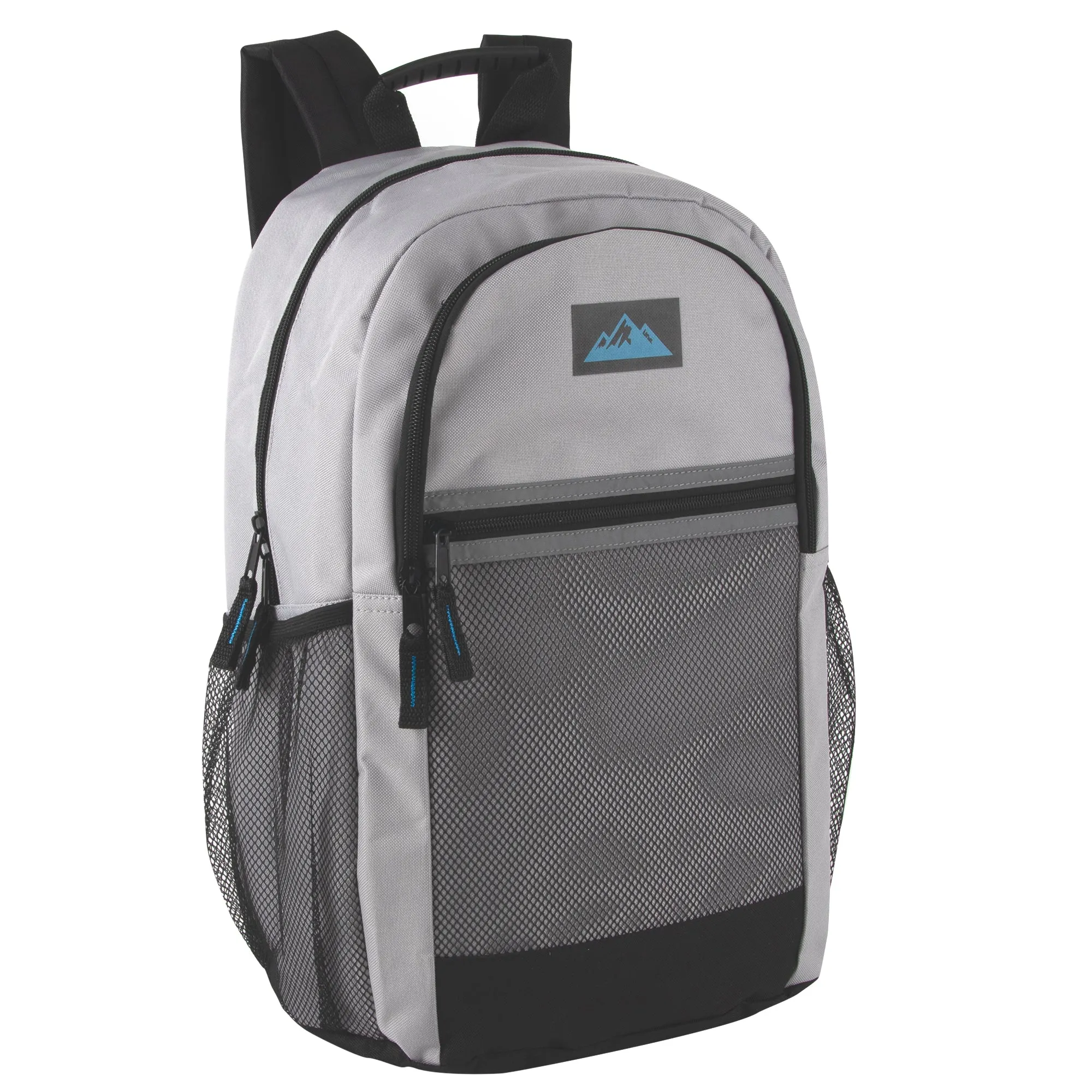 18 Inch Multi-Pocket Reflective Backpack -  5 Colors