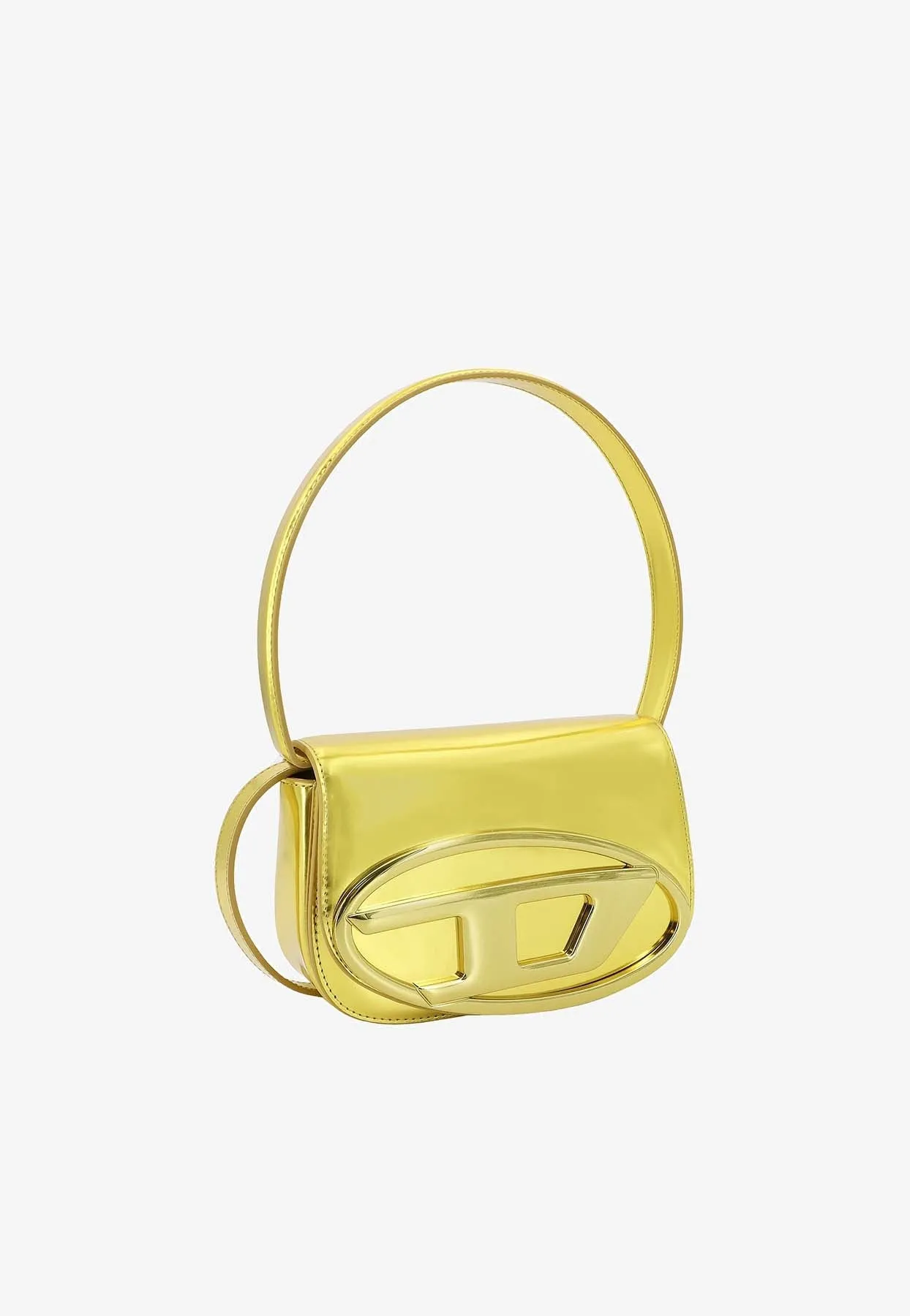 1DR-Iconic Mirrored Leather Shoulder Bag