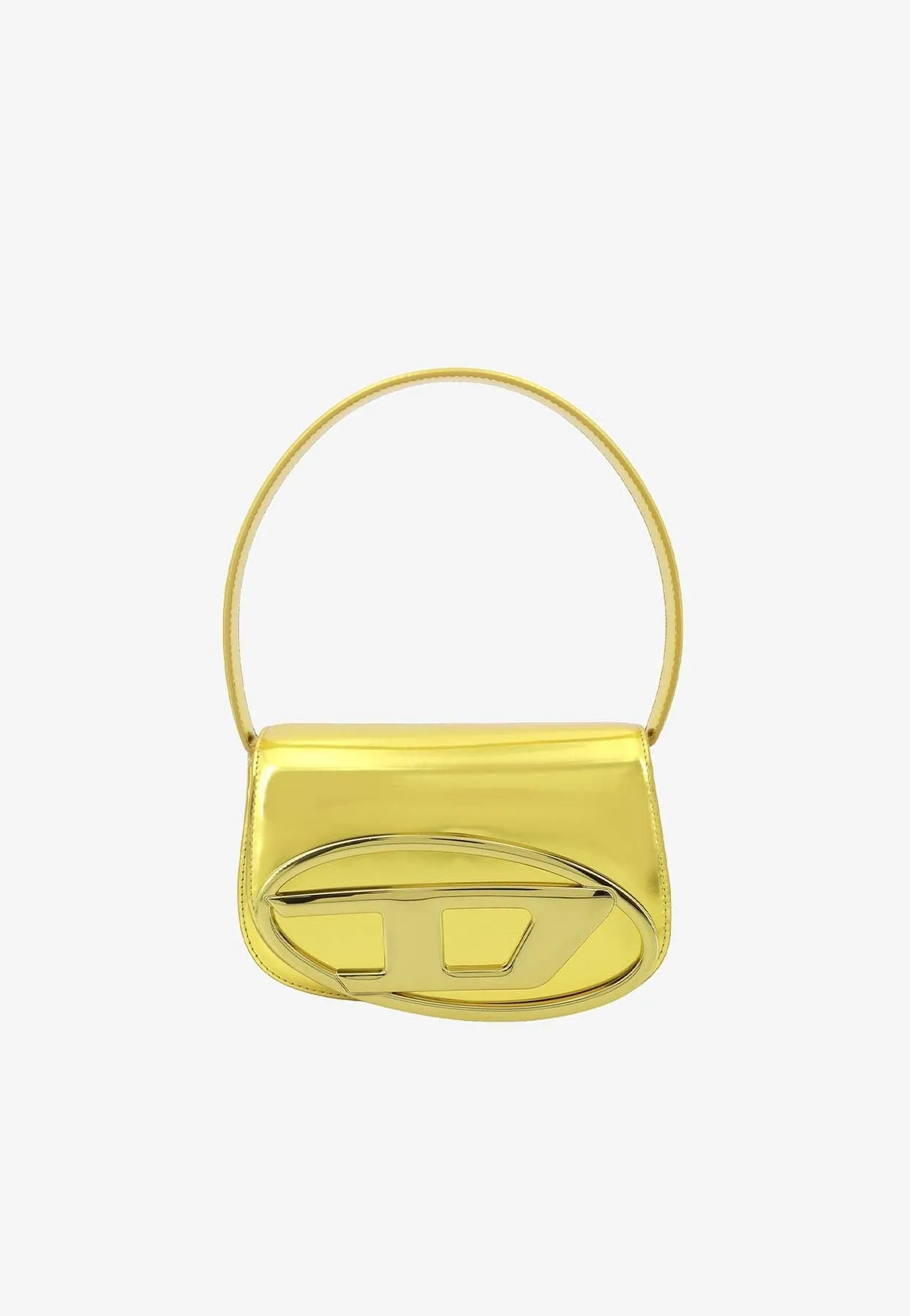 1DR-Iconic Mirrored Leather Shoulder Bag