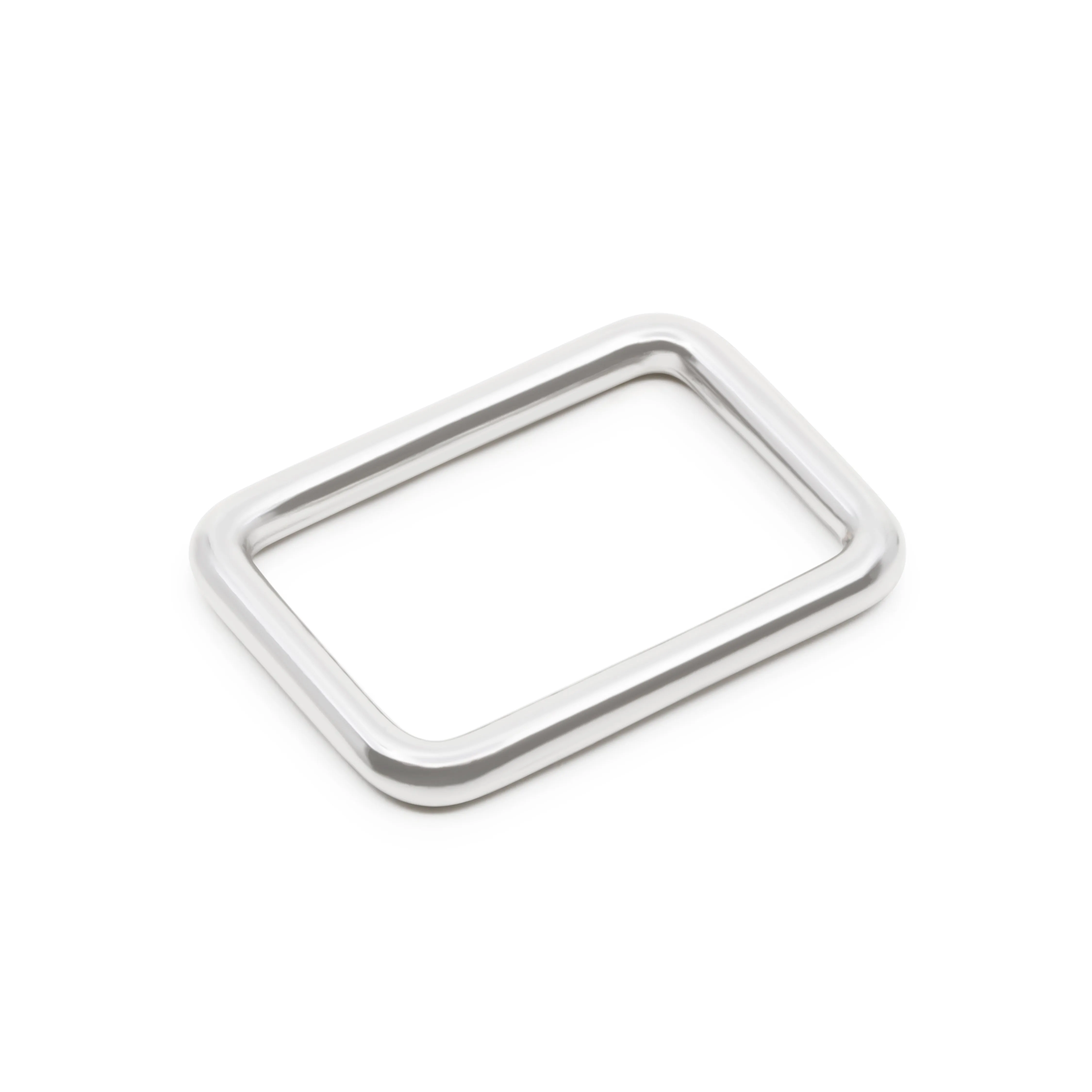 1" Rectangle Rings, Nickel, 2 pc