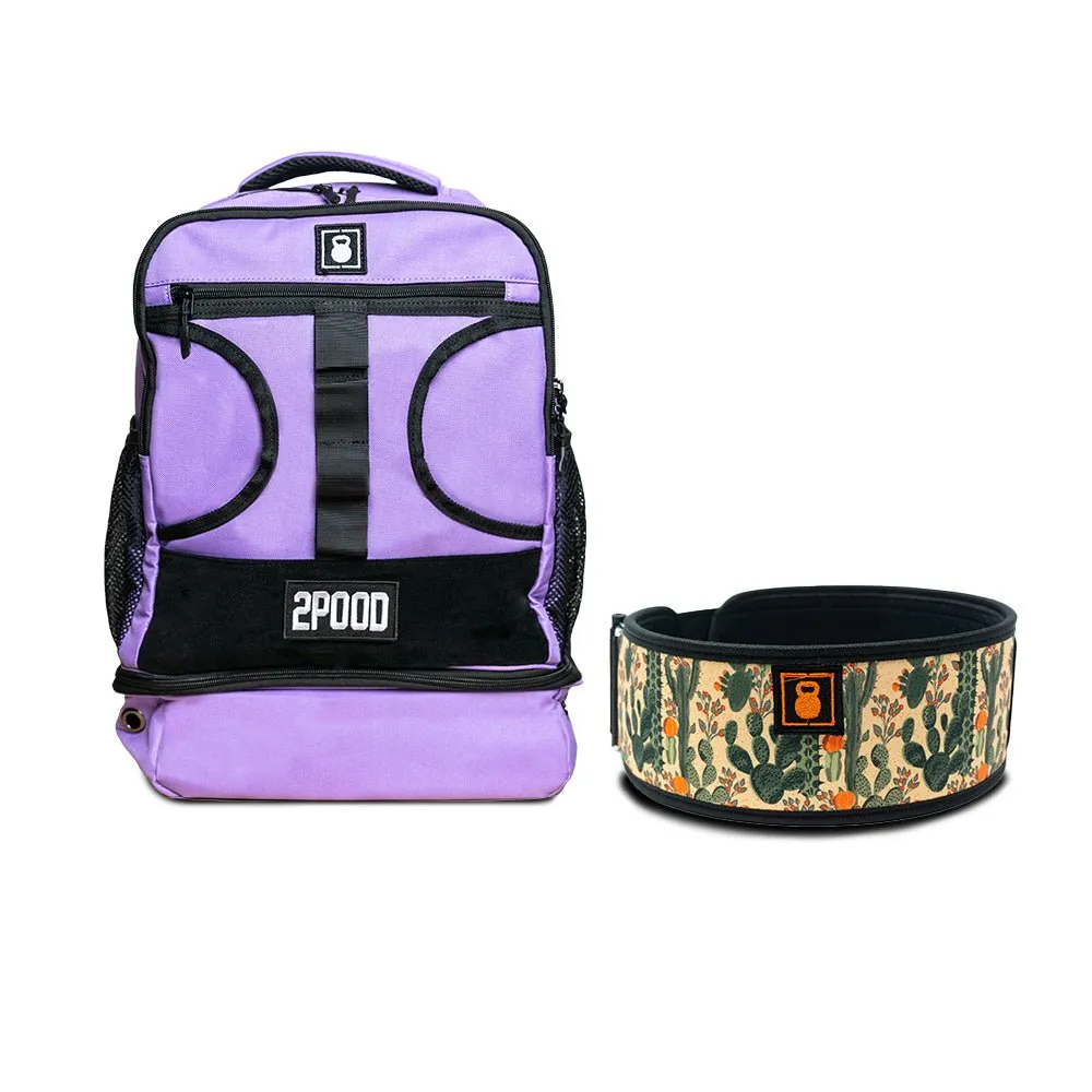 4" Prickly Pear Belt & Backpack 3.0 Bundle