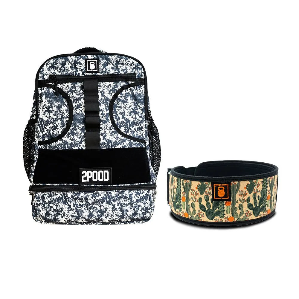 4" Prickly Pear Belt & Backpack 3.0 Bundle