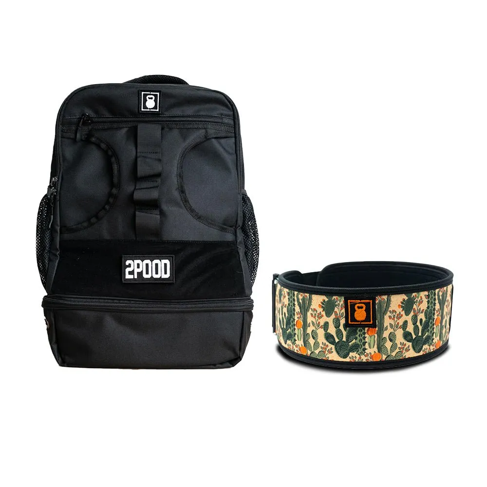 4" Prickly Pear Belt & Backpack 3.0 Bundle
