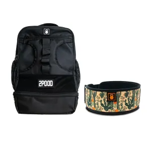 4" Prickly Pear Belt & Backpack 3.0 Bundle