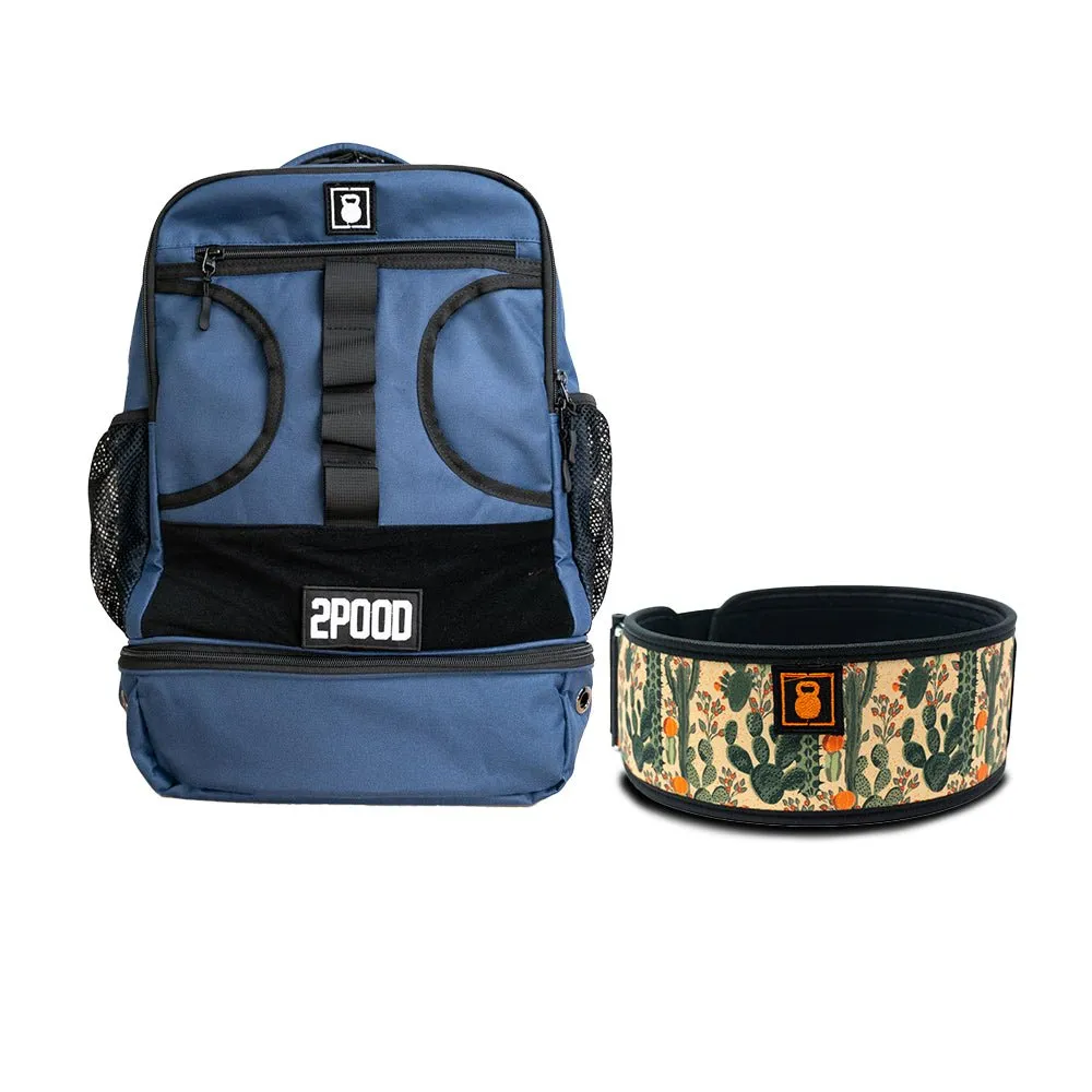 4" Prickly Pear Belt & Backpack 3.0 Bundle