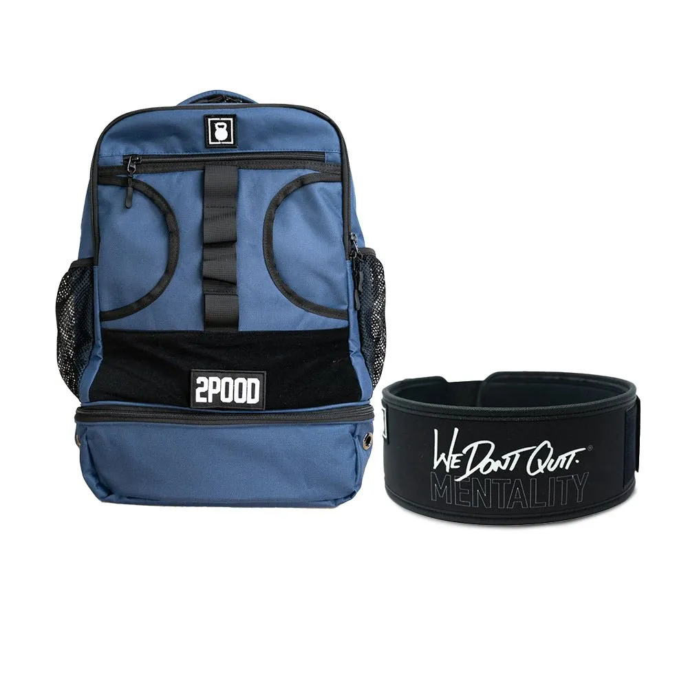 4" We Don't Quit by Craig Richey Belt & Backpack 3.0 Bundle