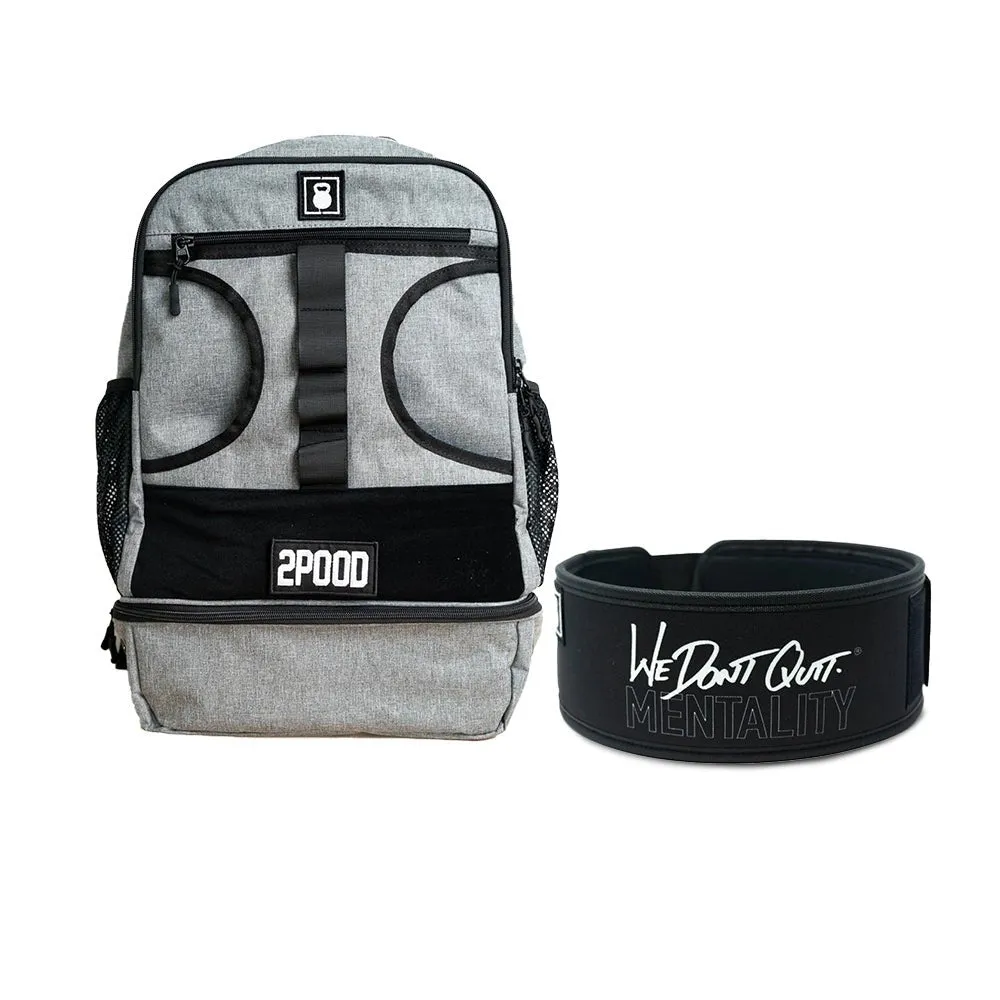 4" We Don't Quit by Craig Richey Belt & Backpack 3.0 Bundle