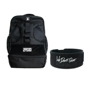 4" We Don't Quit by Craig Richey Belt & Backpack 3.0 Bundle