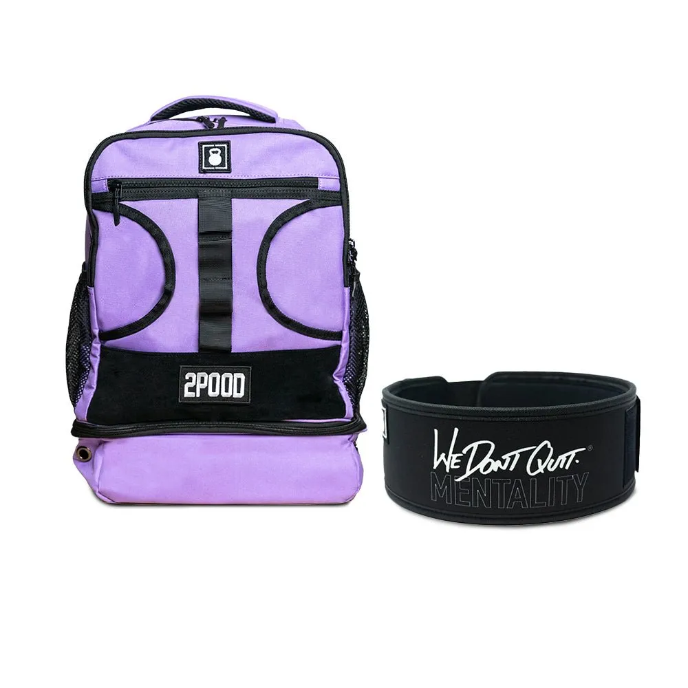 4" We Don't Quit by Craig Richey Belt & Backpack 3.0 Bundle