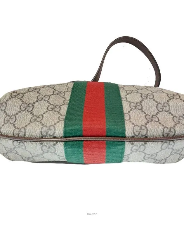 598125 Ophidia GG Supreme Canvas Harpymoon Hobo Small Shoulder Bag