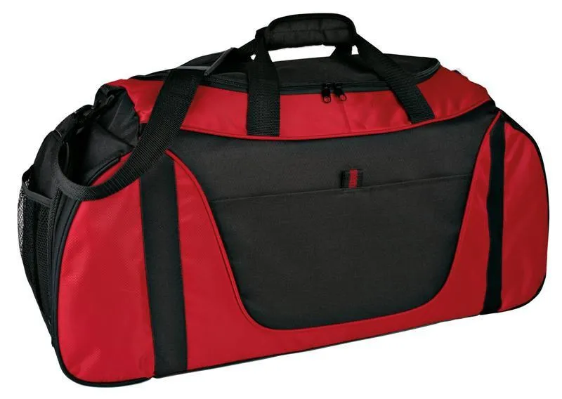 600 Denier Polyester Improved Two-Tone Medium Duffel Bag