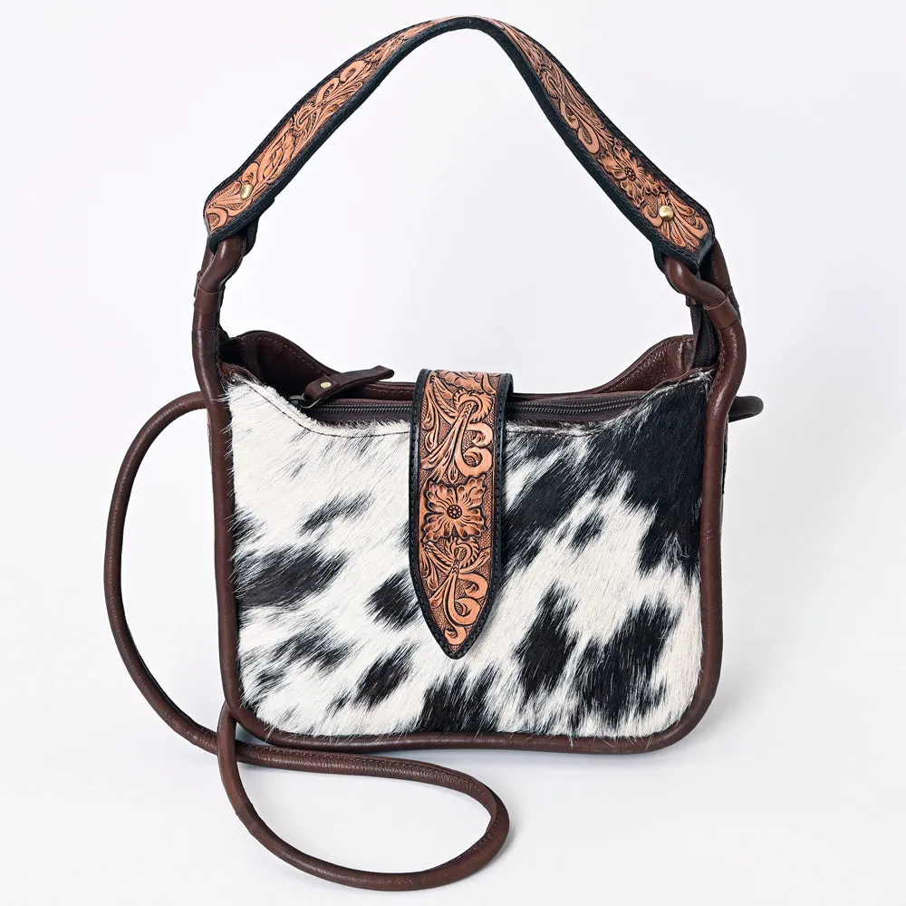 ADBGA370 American Darling Hand Tooled Hair On Genuine Leather Women Bag Western Handbag Purse