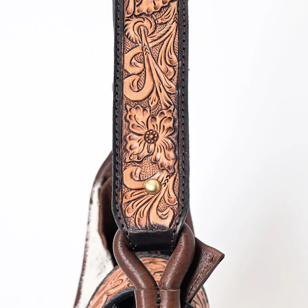 ADBGA370 American Darling Hand Tooled Hair On Genuine Leather Women Bag Western Handbag Purse