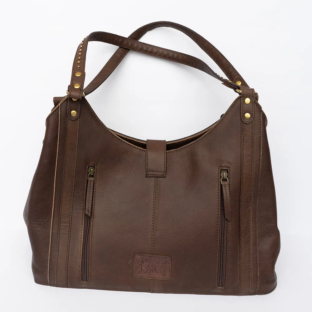 ADBGI219 American Darling Hand Tooled Genuine Leather Women Bag Western Handbag Purse
