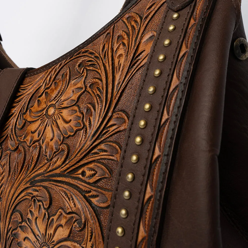 ADBGI219 American Darling Hand Tooled Genuine Leather Women Bag Western Handbag Purse