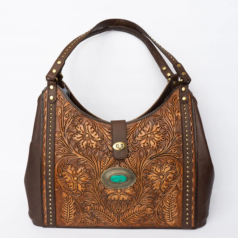 ADBGI219 American Darling Hand Tooled Genuine Leather Women Bag Western Handbag Purse