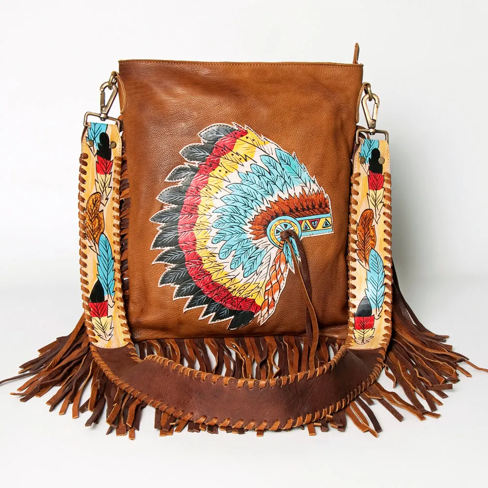 ADBGM236A American Darling Hand Tooled Genuine Leather Women Bag Western Handbag Purse