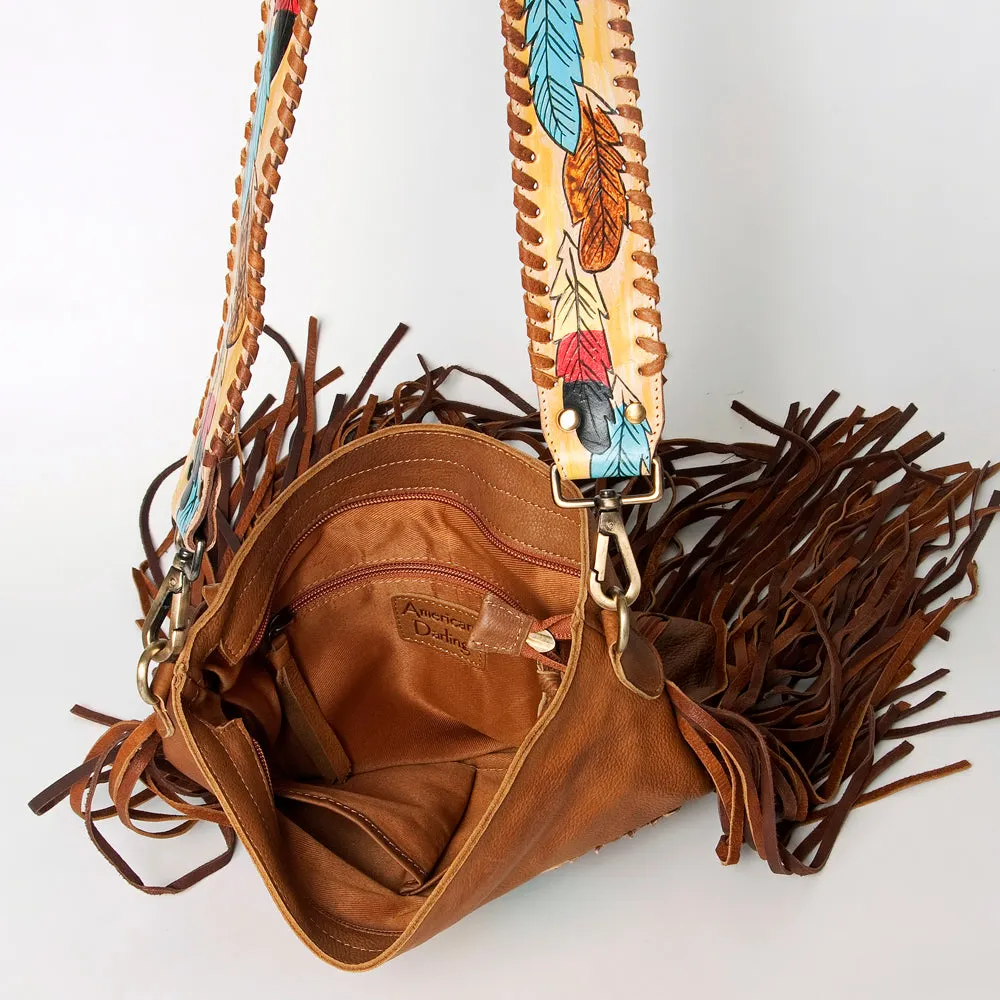 ADBGM236A American Darling Hand Tooled Genuine Leather Women Bag Western Handbag Purse
