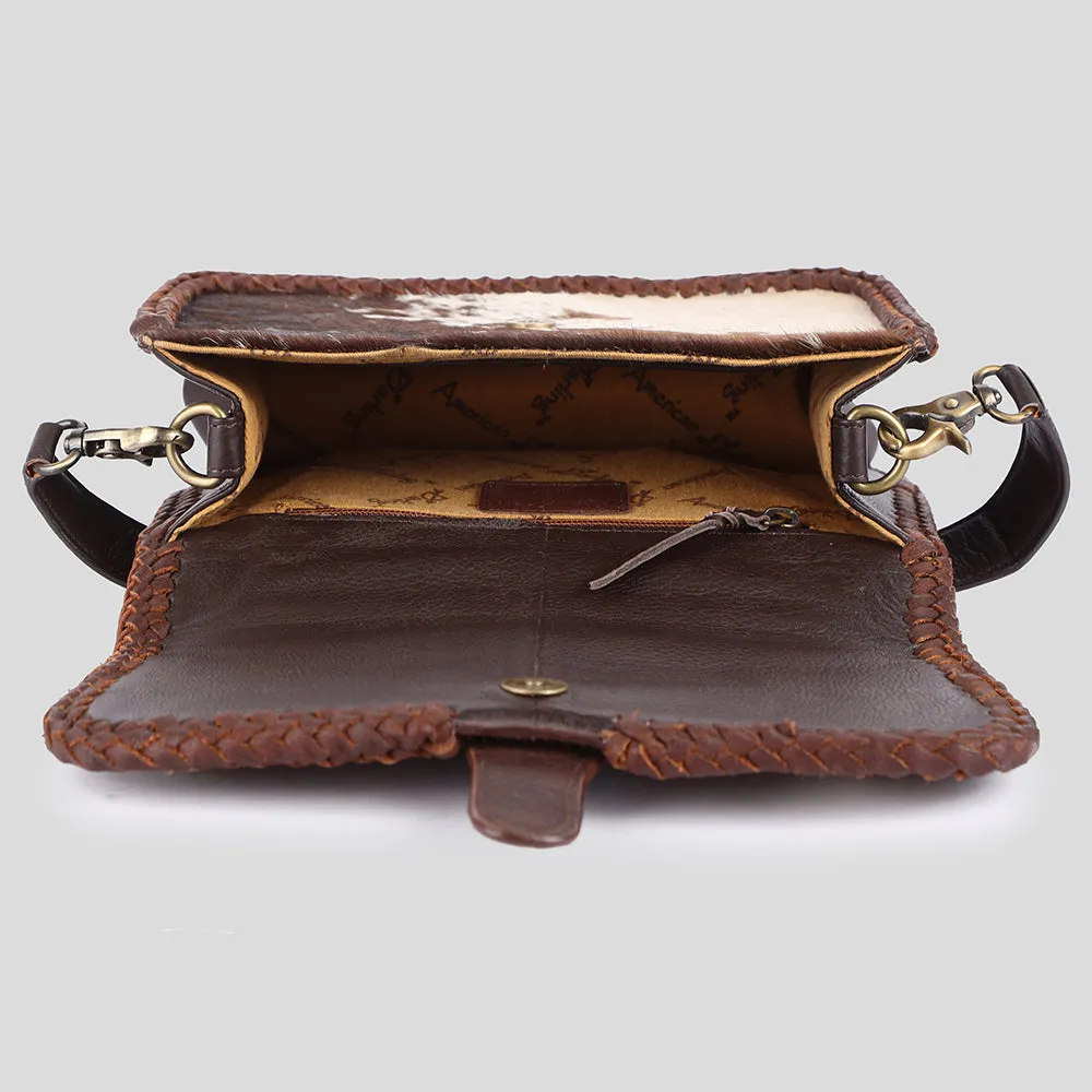 ADBGM403 American Darling HOBO Hair-on Genuine Leather women bag western handbag purse
