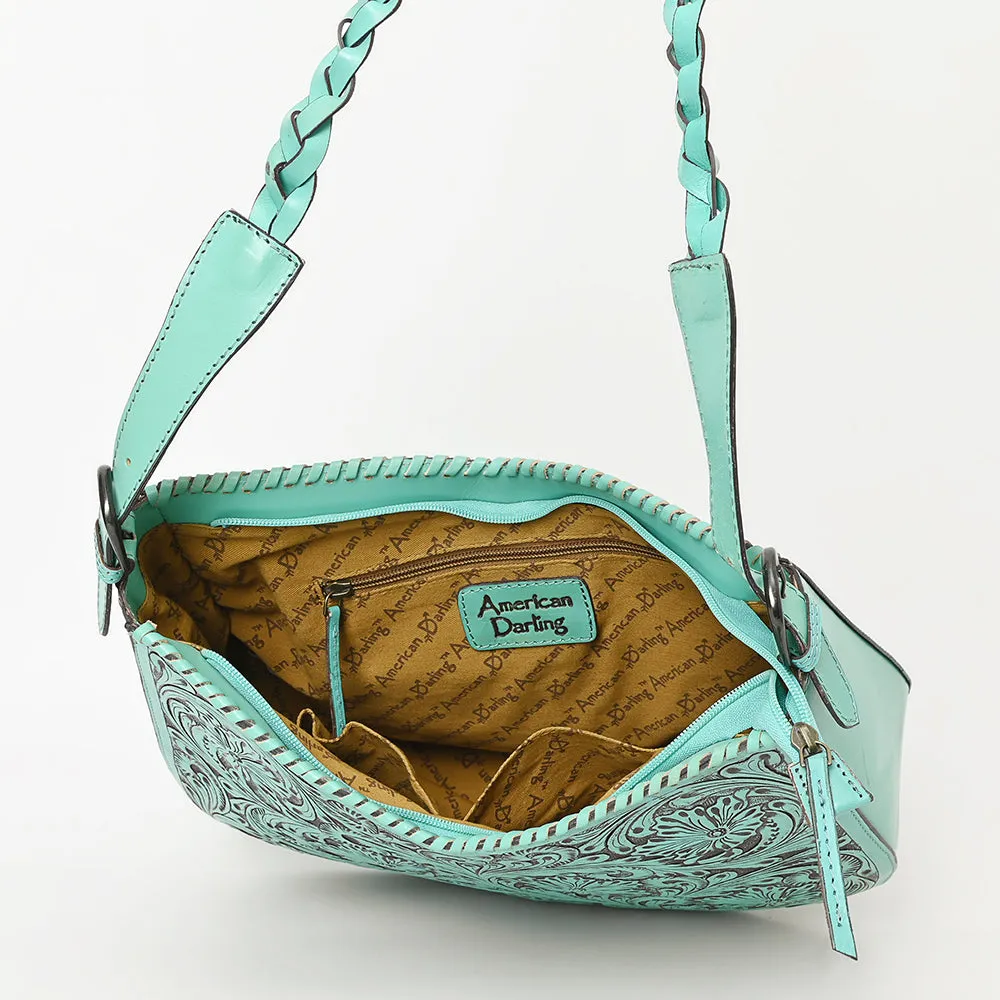 ADBGZ795B American Darling HOBO Hand Tooled Genuine Leather women bag western handbag purse