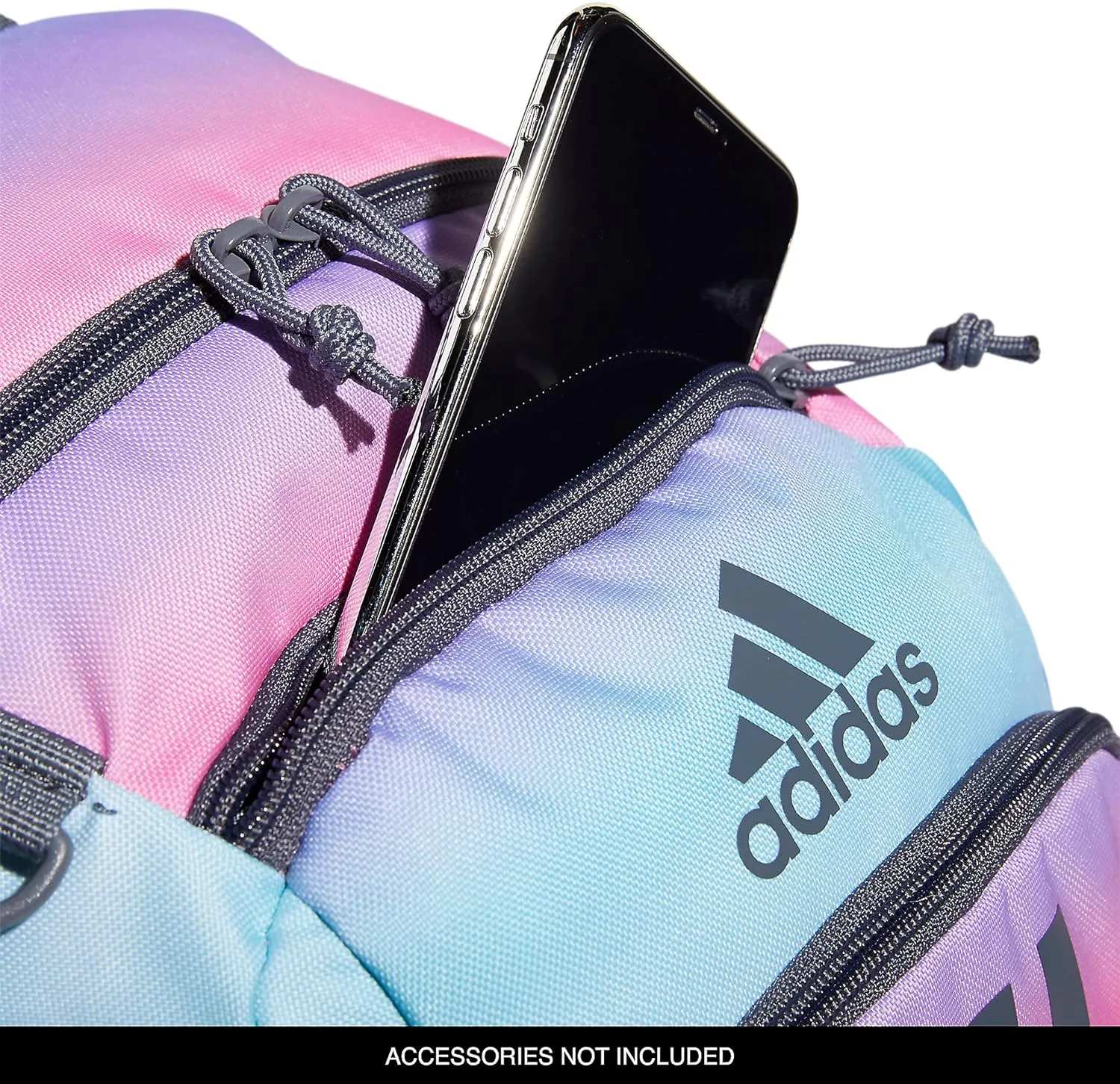 adidas Creator Comfortable and Durable Small Athletic Bag or Laptop Backpack for Women and Men, Gradient Rose Tone Pink/Onix Grey, One Size