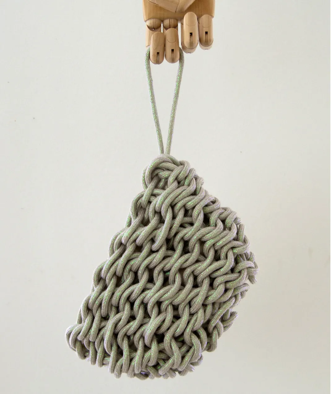 ALIENINA - LINA CLUTCH LINEN & GOLD