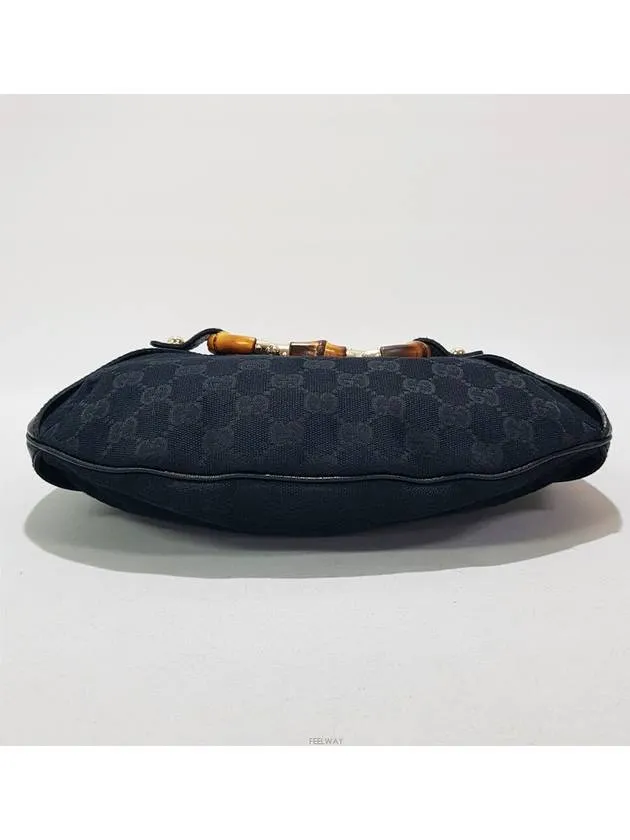 Amalfi Horsebit Bamboo Hobo Bag 154378