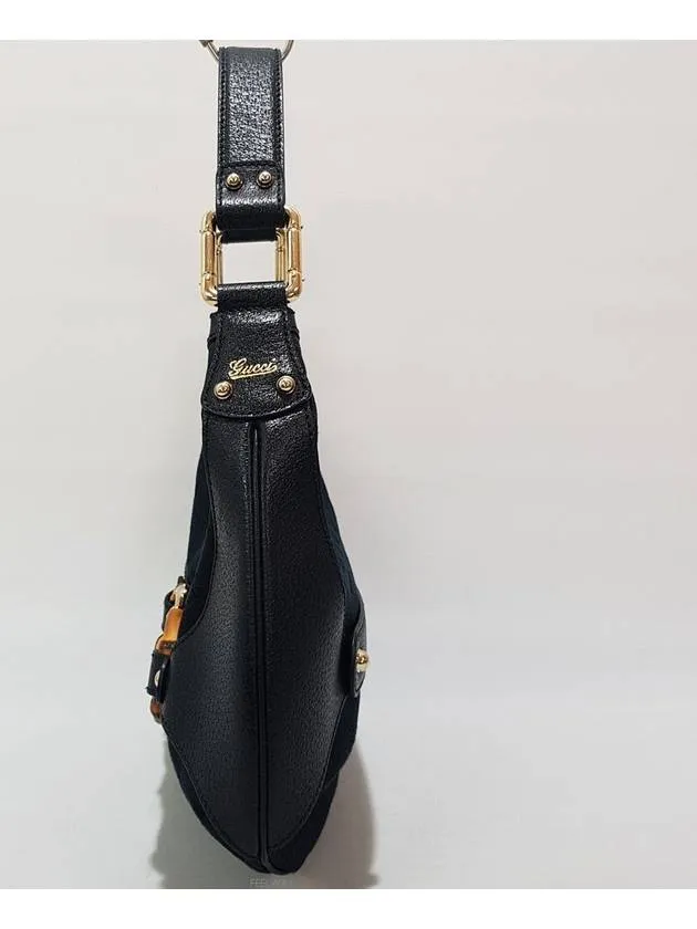 Amalfi Horsebit Bamboo Hobo Bag 154378