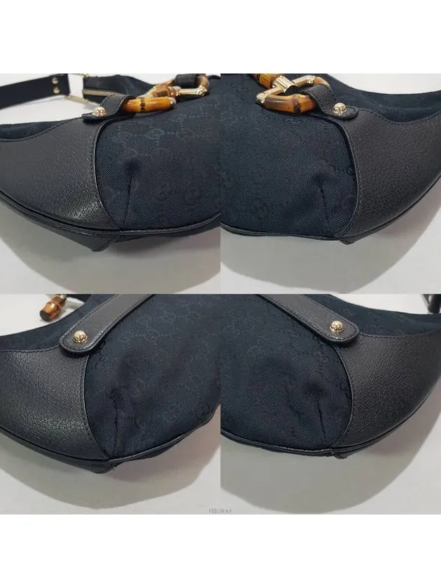 Amalfi Horsebit Bamboo Hobo Bag 154378