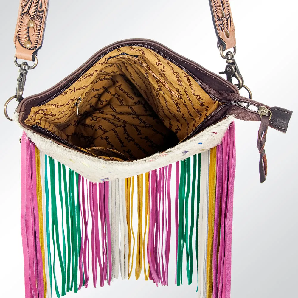American Darling ADBG606 Messenger Hair-On Genuine Leather Women Bag Western Handbag Purse
