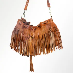 American Darling ADBGM178 Bucket Genuine Leather Women Bag Western Handbag Purse