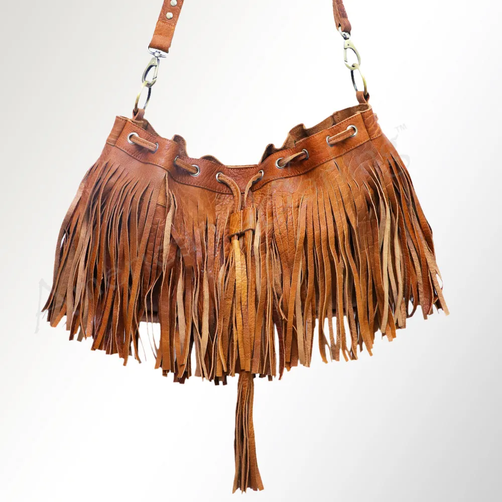 American Darling ADBGM178 Bucket Genuine Leather Women Bag Western Handbag Purse