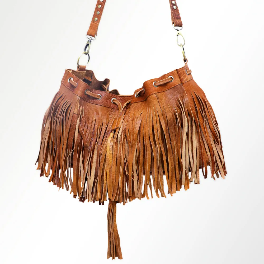 American Darling ADBGM178 Bucket Genuine Leather Women Bag Western Handbag Purse