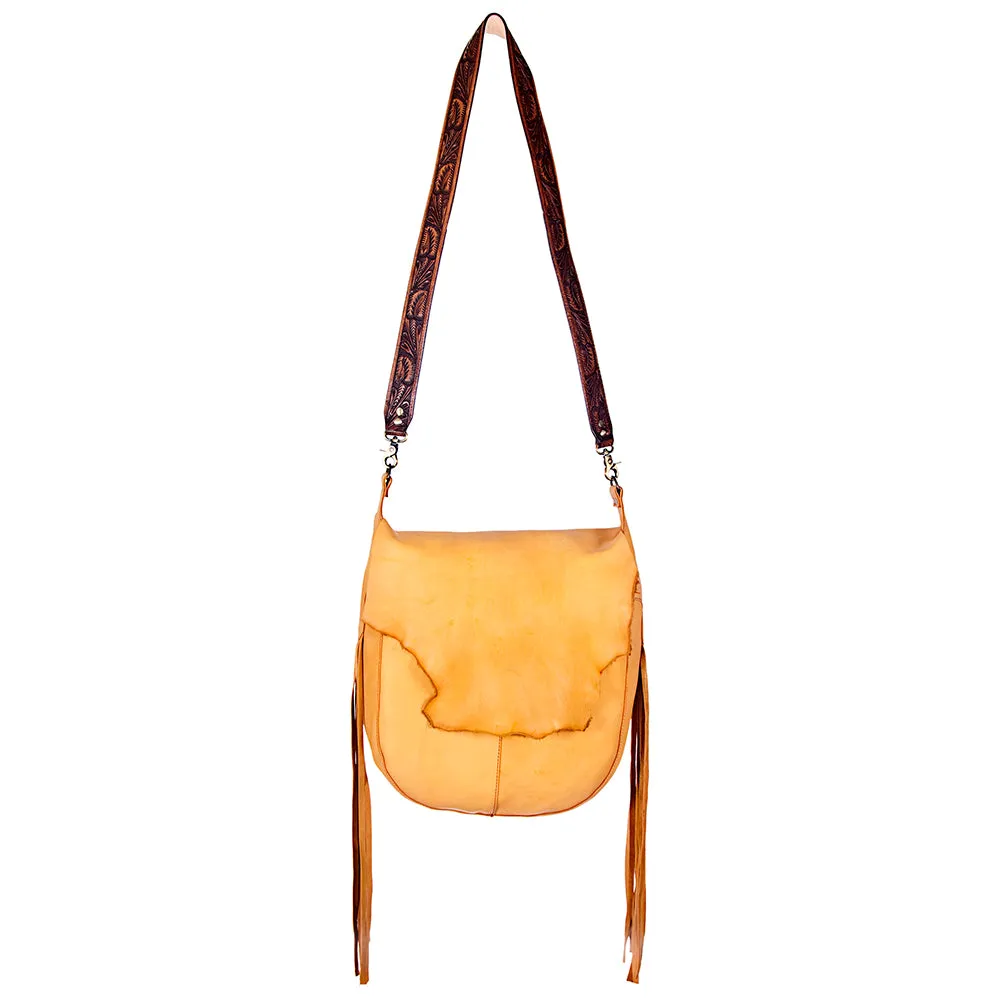 American Darling ADBGZ115 Messenger Genuine Leather Women Bag Western Handbag Purse