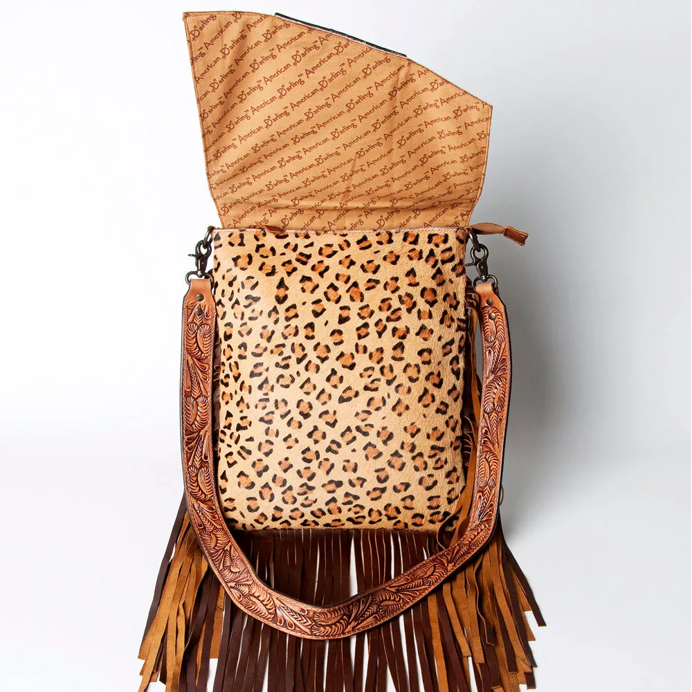 American Darling Cross Body I Hand Tooled Hair On Genuine Leather Women Bag Western Handbag Purse