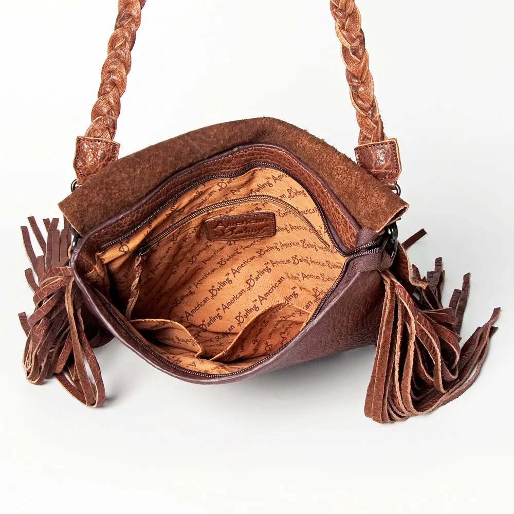 American Darling Messenger Genuine Leather Women Bag Western Handbag Purse