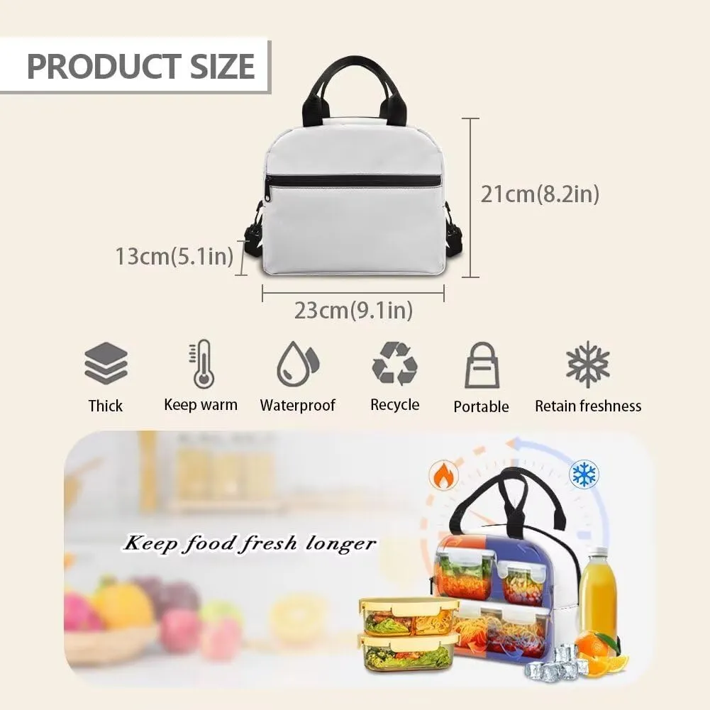 American Flag Eagle School Backpack with Lunch Box Pencil Case 3 Pieces School Bag Book Bag Lager Capacity Student Bookbags Casual Shoulder Bags Daypack
