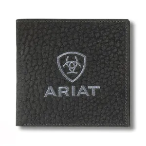 Ariat Men's Bifold Bull High Ariat Embroidered Logo Wallet
