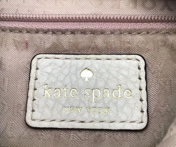 Authentic Kate Spade New York Women's Tan Luxury Satchel Bag - COA Included