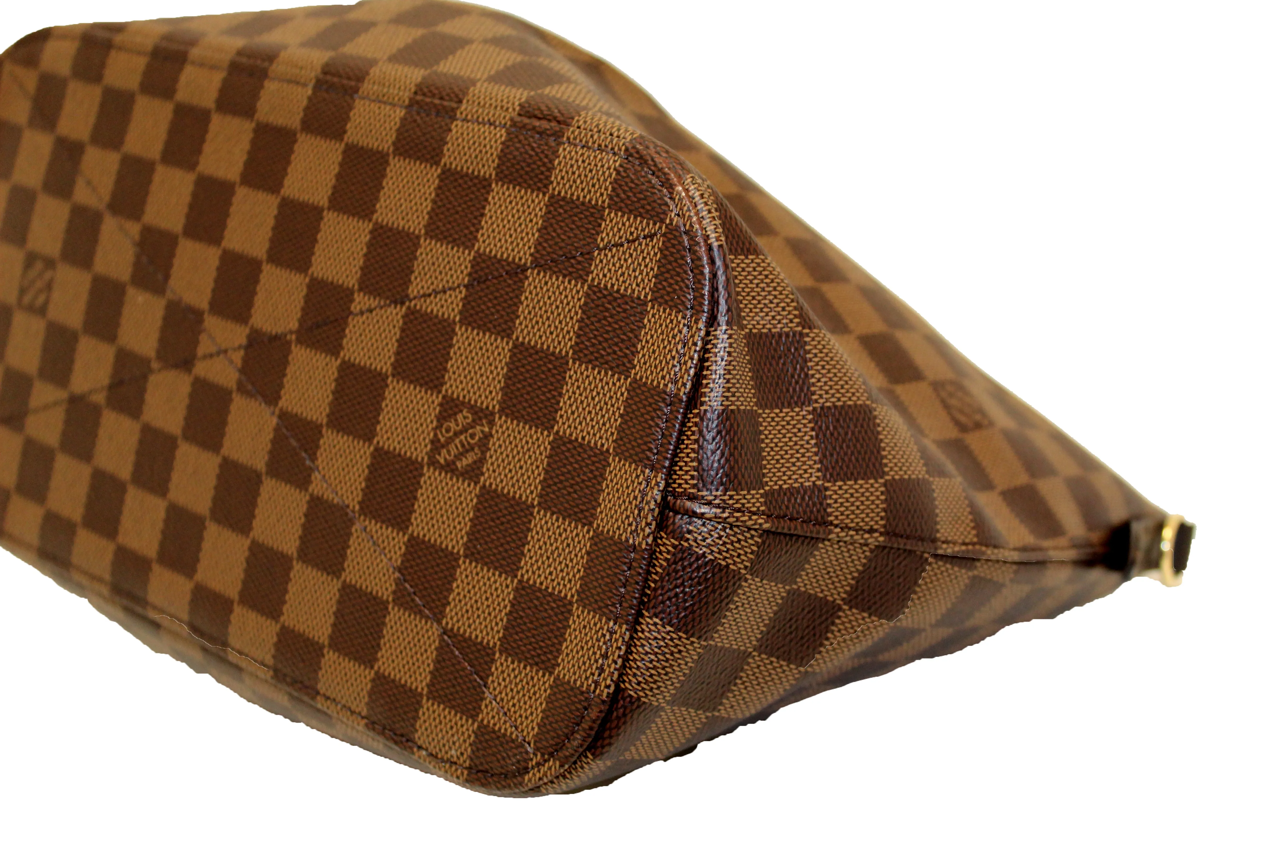Authentic Louis Vuitton Damier Ebene Canvas Siena MM Handbag